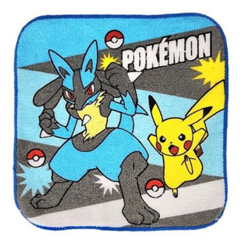 Pokemon Center Original Mini Towels 3pcs – Lucario & Jolteon & Garchomp