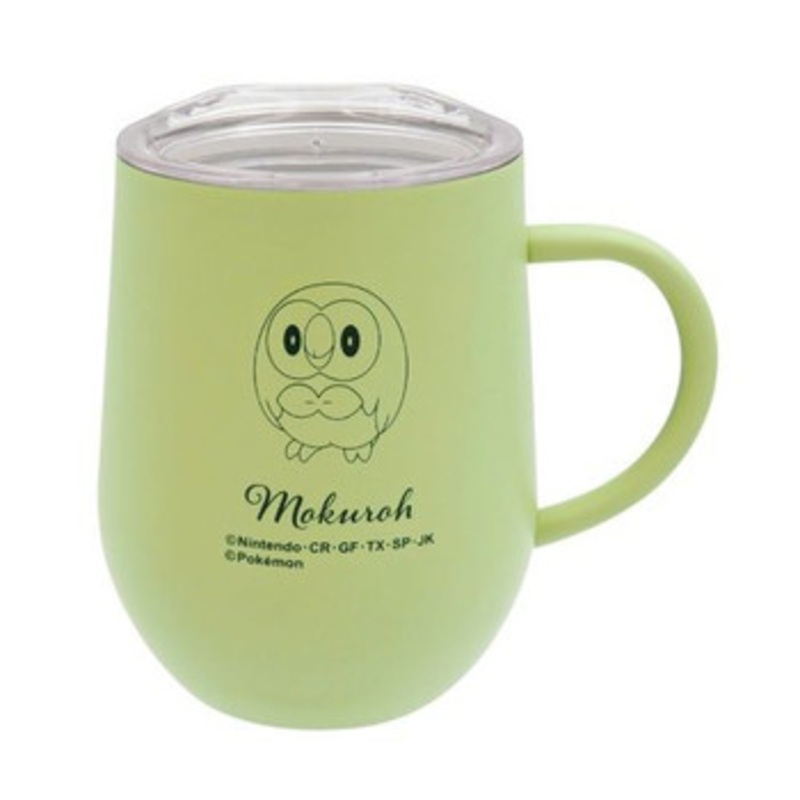 Pokemon Center Stainless Insulated Mug Cup Rowlet