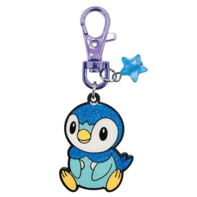 SK JAPAN Kirakira Metal Keychain Piplup