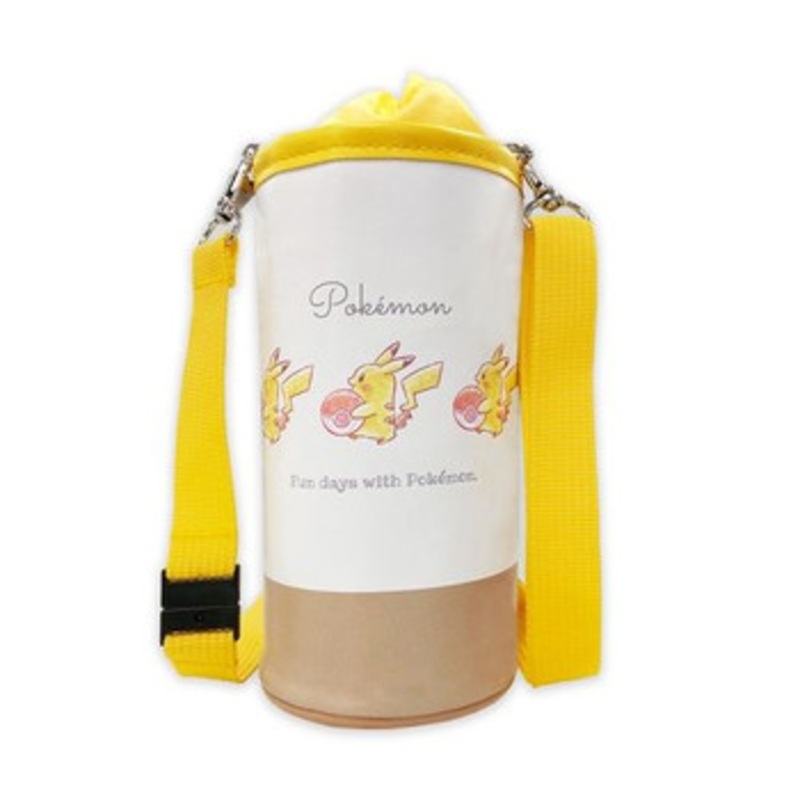 Pokemon Center Original Bottle Cover with Strap Latte