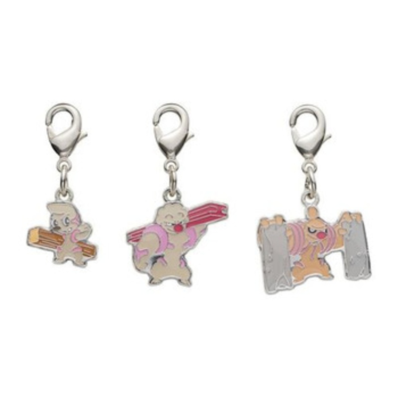 Pokemon Center Original Metal Keychain Series – Timburr 532-533-534