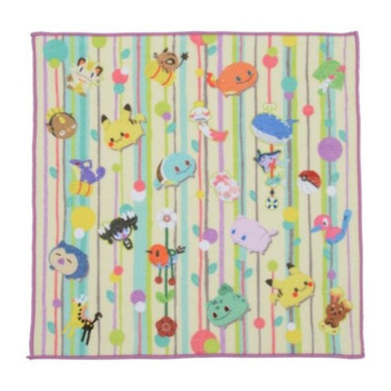 Pokemon Center Original Mini Hand Towel Japanese Pattern ~ Beanbag Play ~