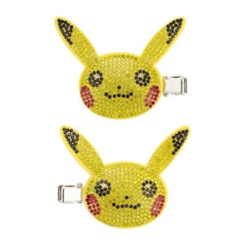 Pokemon Center Original Pokemon Accessory X 25NICOLE Glitter Bangs Clip Pikachu