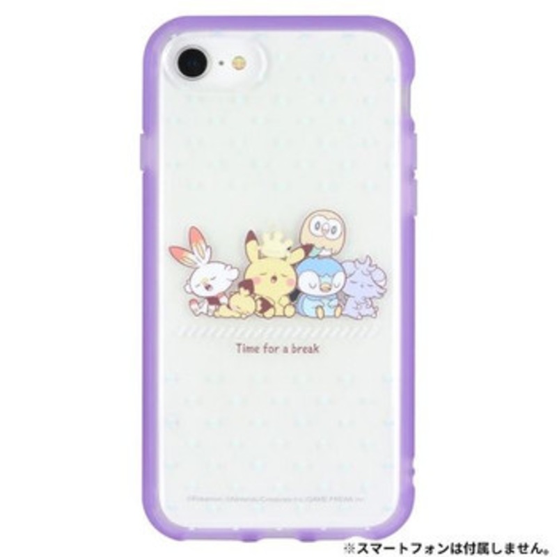 Pokemon Center Original PokePeace IIIIfit Clear Case for iPhone SE (3rd/2nd gen.)/8/7/6s/6 – Time for a break