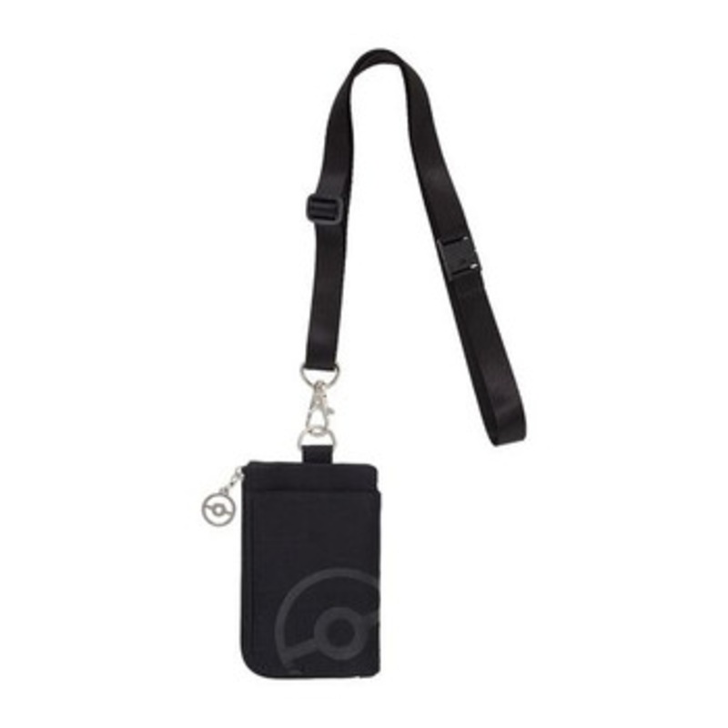 Pokemon Center Original Customizable  Pass Case & Coin Case Black