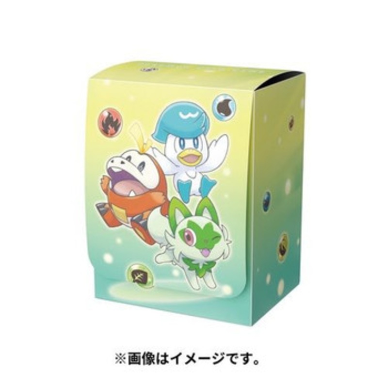 Pokemon Center Original TCG Deck Case – Scarlet Violet Starters
