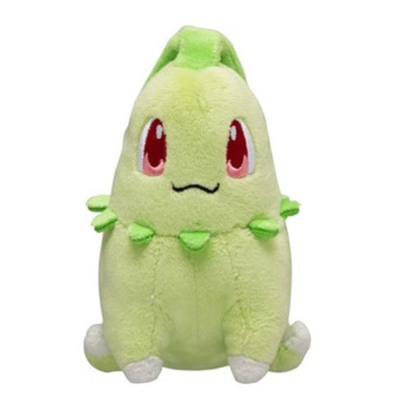 Pokemon Center Original  Plush Doll Pokemon fit Chikorita