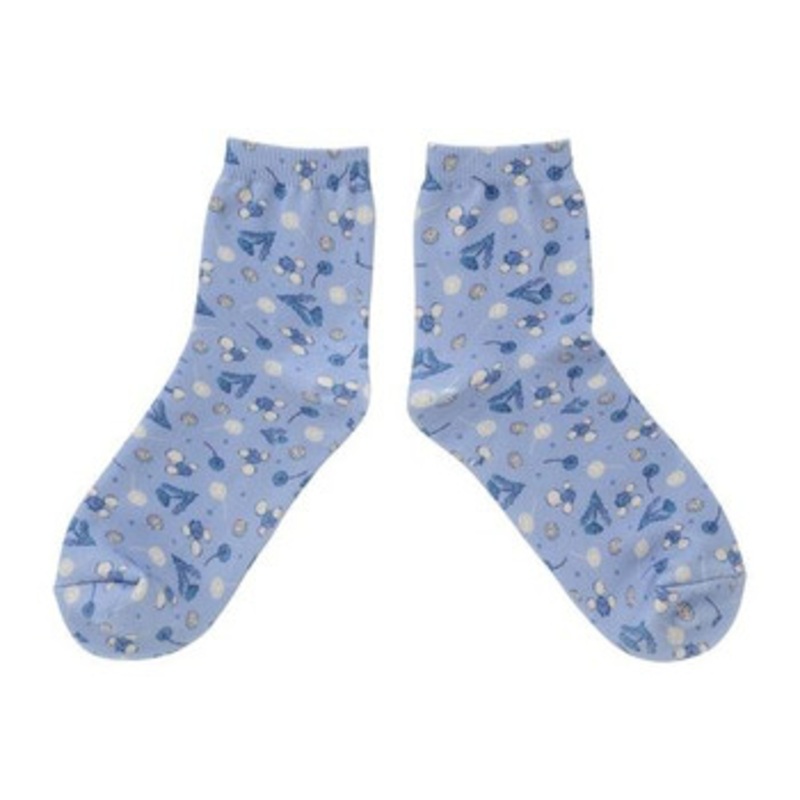 Pokemon Center Jumpluff Pattern Middle Socks (23-25cm)