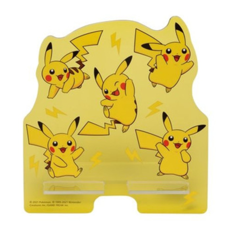 Pokemon Center Original Acrylic Smartphone Stand Full of Pikachu