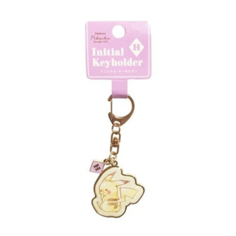 Pokemon Center Original Initial Key Chain ‘Pikachu number025’ H