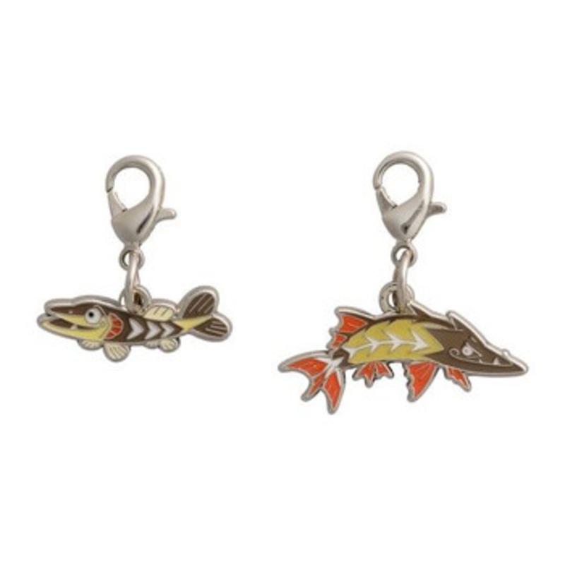 Pokemon Center Original Keychain 846+847 Arrokuda Barraskewda