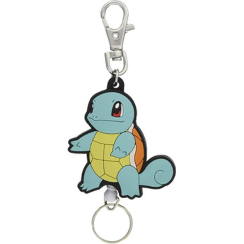 SK JAPAN Pokemon Rubber Reel Keychain Squirtle