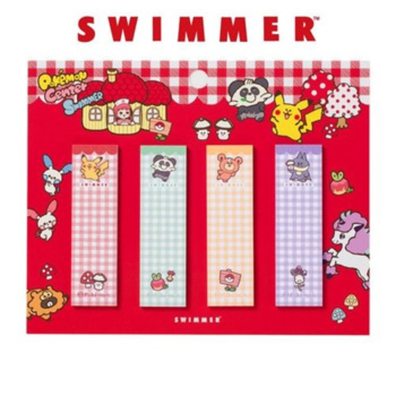 Pokemon Center Henteko Cute Sticky Memo Set