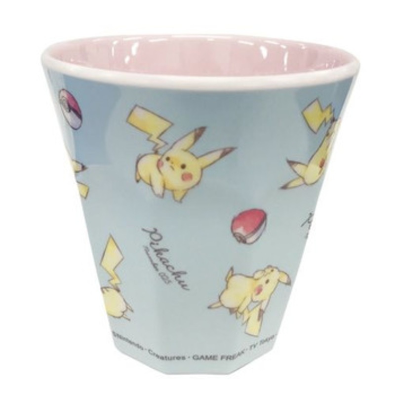 Pokemon Center Melamine Cup Pikachu Number 025 Pikachu & Pokeballs