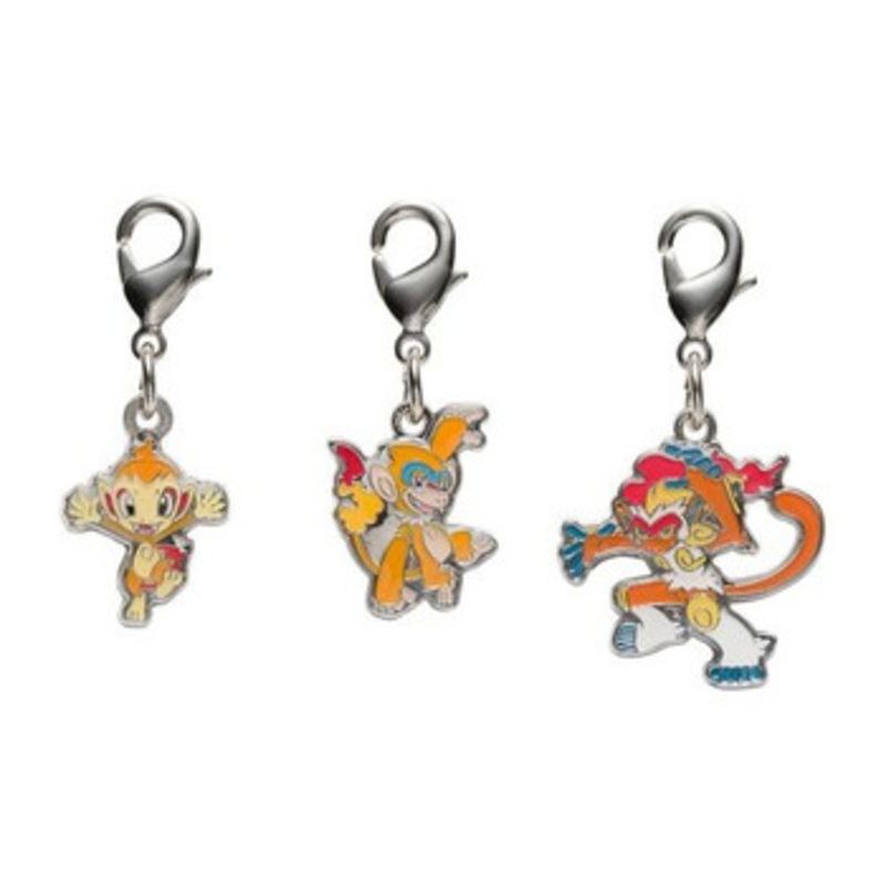 Pokemon Center Original Metal Keychain Series –  Chimchar 390-391-392
