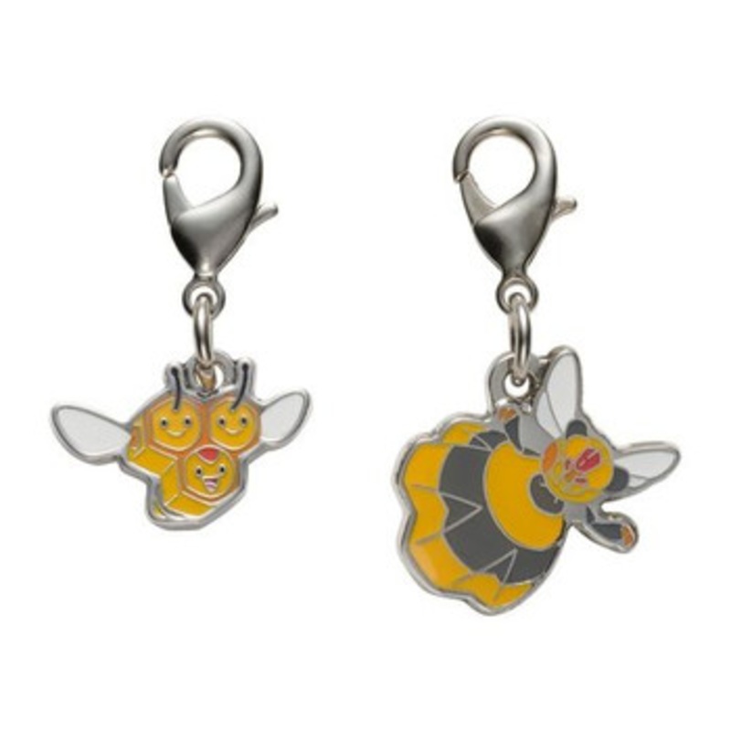Pokemon Center Original Metal Keychain Series –  Combee 415-416
