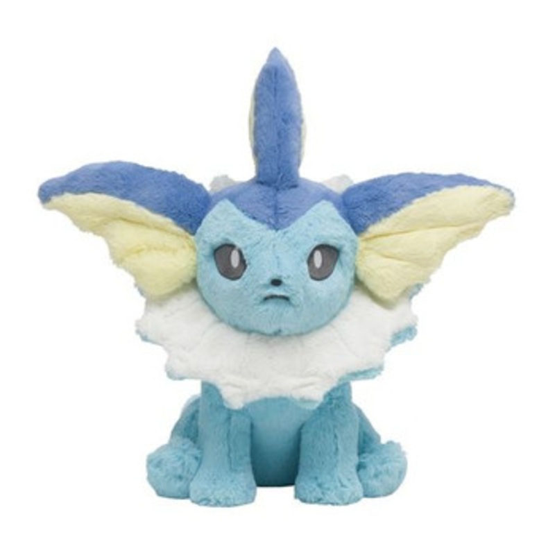 Pokemon Center Original Super Fluffy Plush Toy Vaporeon