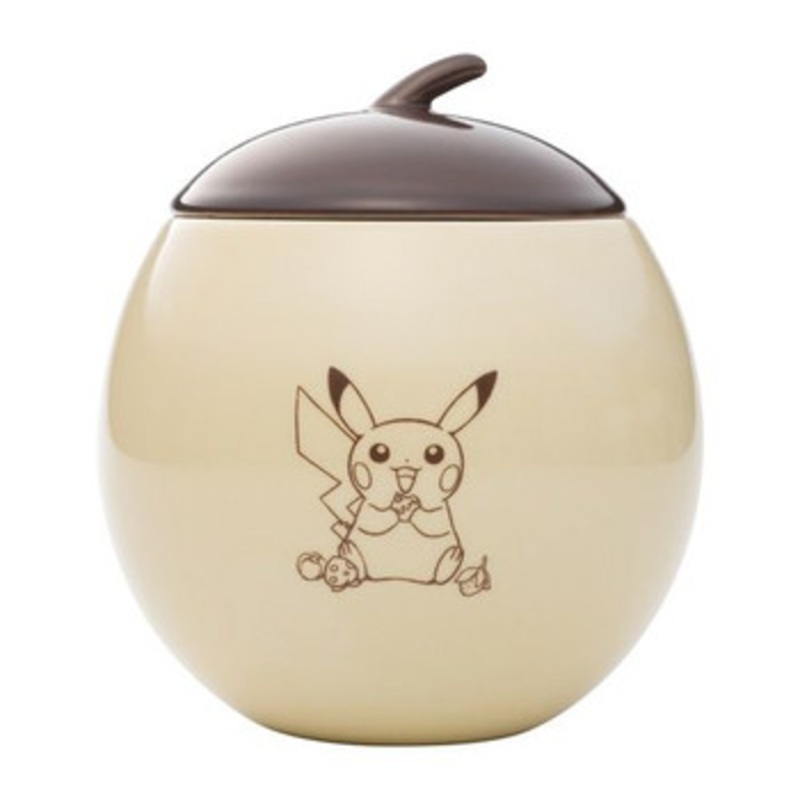 Pokemon Center Original White Apricorn Canister Pikachu