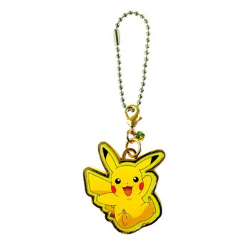 T’s Factory Pokemon Birthstone Color Key Chain August/Peridot Pikachu