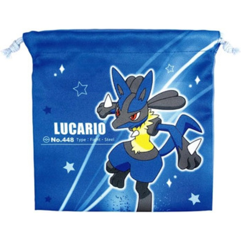 T’s Factory Pokemon Center Drawstring Bag Starlight/Lucario