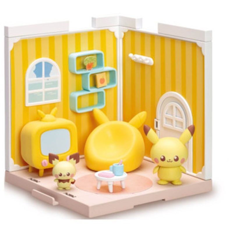Takara Tomy A.R.T.S Pokemon PokePeace House – Pikachu & Pichu in the Living Room