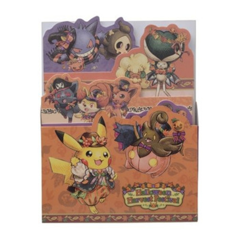 Pokemon Center Original Halloween Harvest Festival Character Memo