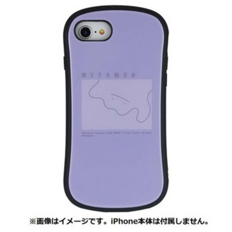 Pokemon Center Original iPhoneSE (3rd/2nd generation)/8/7/6s/6 Compatible Hybrid Glass Case Ditto