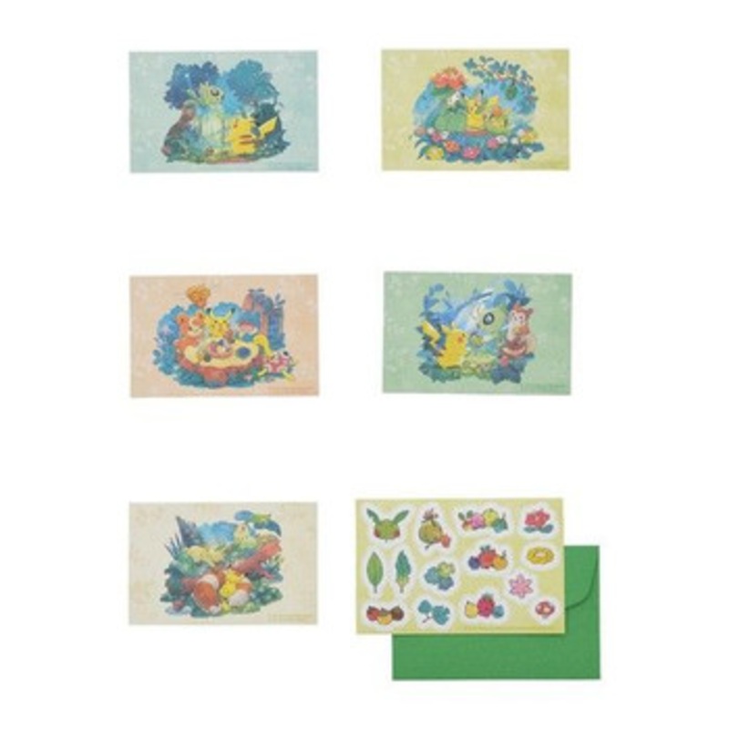 Pokemon Center Original Mini Card 5 Pattern Set ‘Gift from Forest’