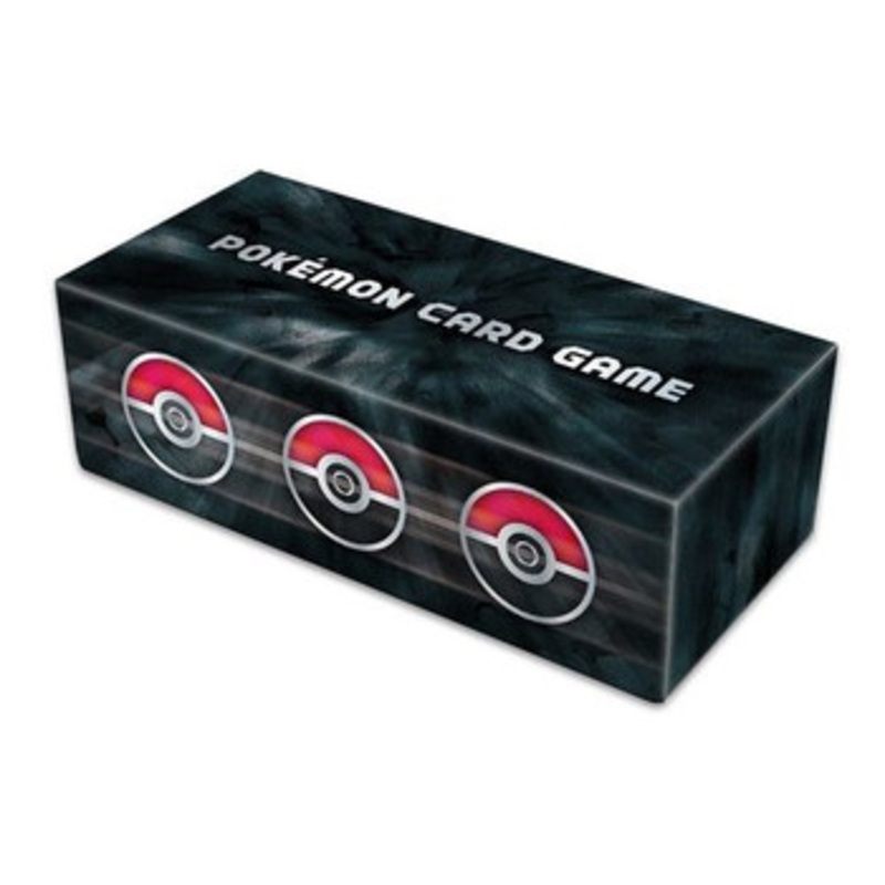Pokemon Center TCG Long Card Box (Black)