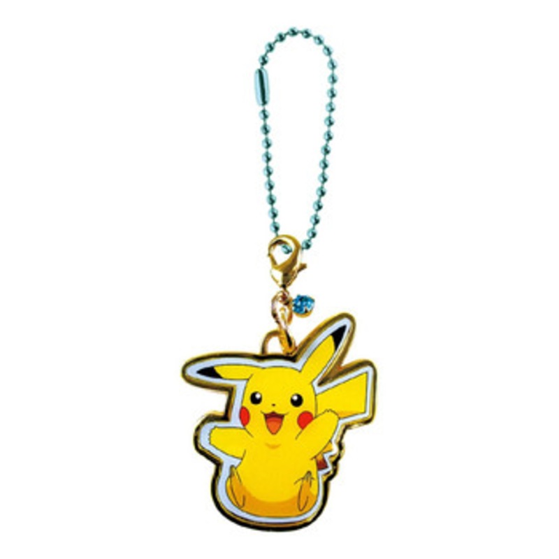 T’s Factory Pokemon Birthstone Color Key Chain March/Aquamarine Pikachu