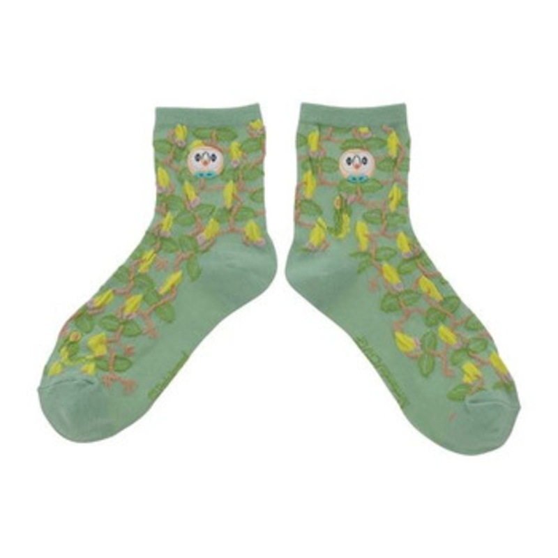 Pokemon Center Middle Socks Rowlet (23-25cm)
