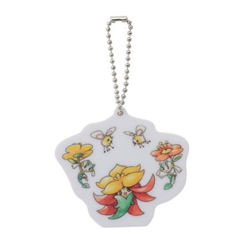 Pokemon Center Original Acrylic Pick Keychain Pokemon Grassy Gardening Gossifleur