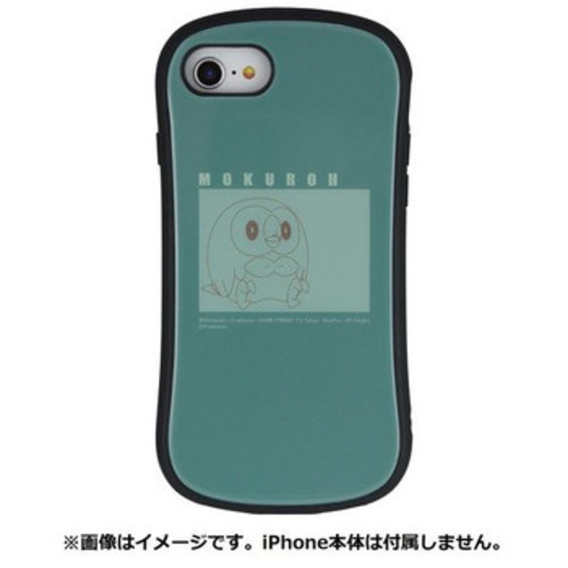 Pokemon Center Original iPhoneSE (3rd/2nd generation) / 8/7/6s/6 Compatible Hybrid Glass Case Rowlet