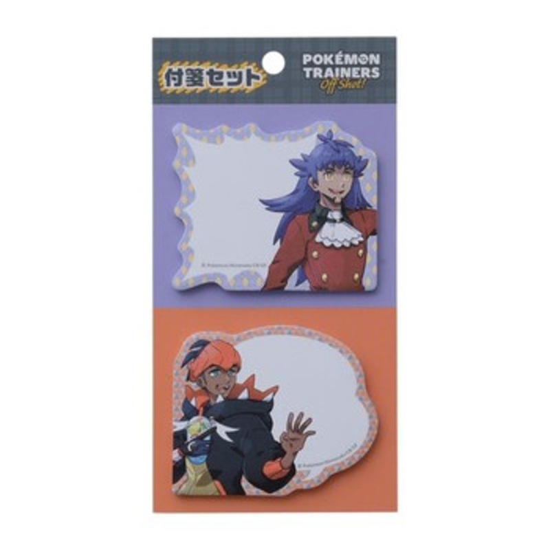 Pokemon Center Original Sticky Note Set Pokemon Trainers Off Shot Leon & Raihan