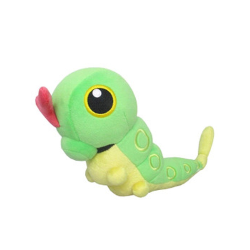 PP136 Pokemon Plush Doll All Star Collection Caterpie (S)