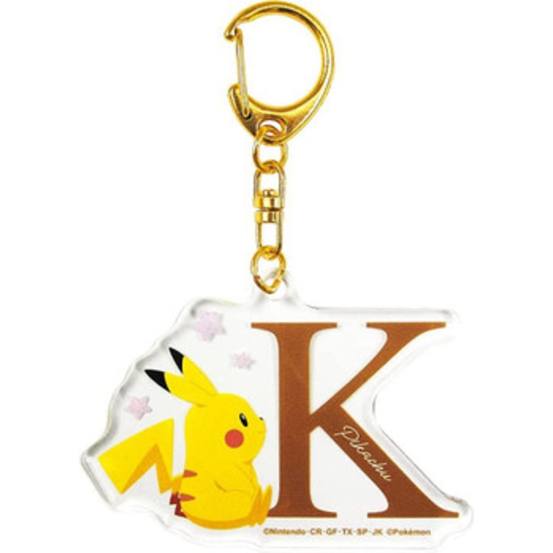 T’s Factory Pokemon Initial Acrylic Keychain 2 K