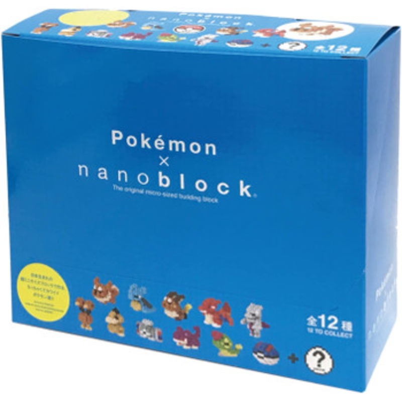 Kawada NBMPM_02S Nanoblock Mini Pokemon Series 02 1 Box (12 pcs)
