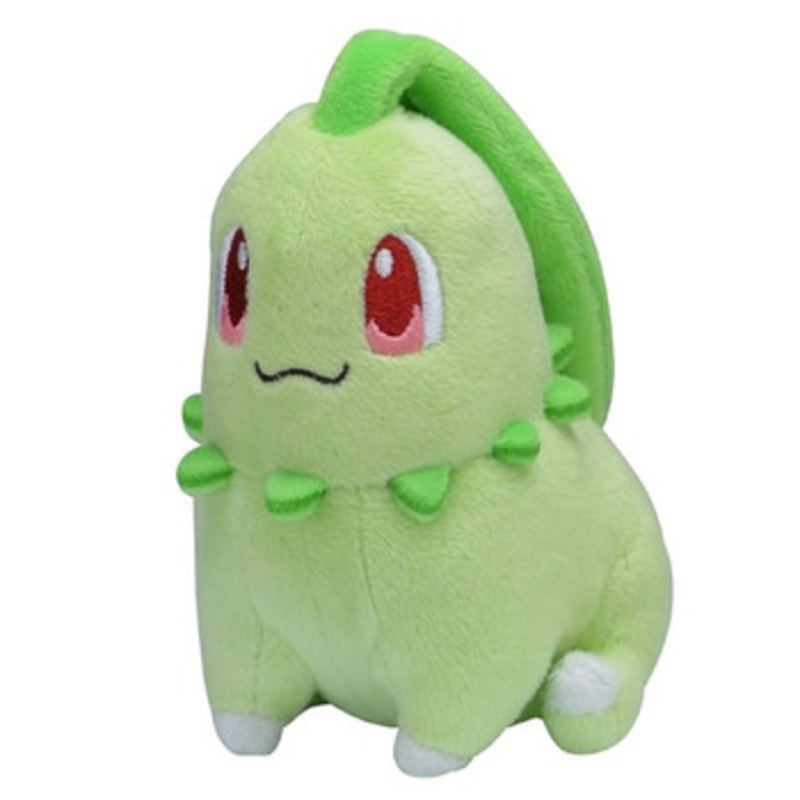 Pokemon Center Original Plush Doll Pokemon fit Chikorita (OLD JAN)