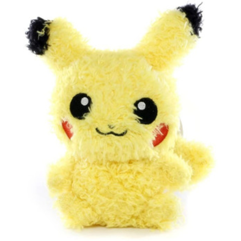 Sekiguchi Pokemon Fluffy Mascot Plush Doll Pikachu M